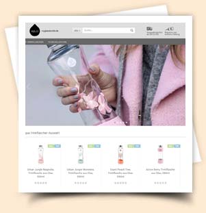 Equa Trinkflaschen aus Glas